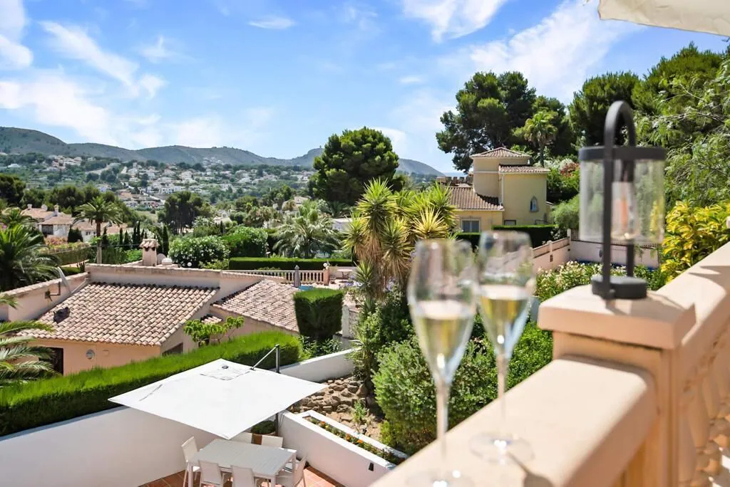 View towards Moraira from the balcony/terrace